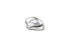 A Pair of Rising Tide Stacking Rings  | Sterling Silver