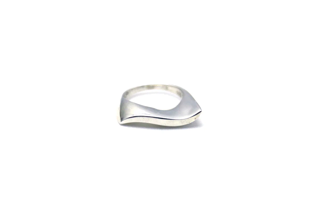 A Pair of Rising Tide Stacking Rings  | Sterling Silver