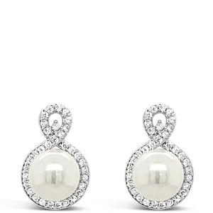 Absolute Silver & Pearl Earrings