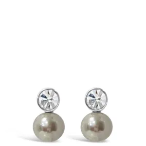 Absolute Simple Pearl Drop Stud Earrings