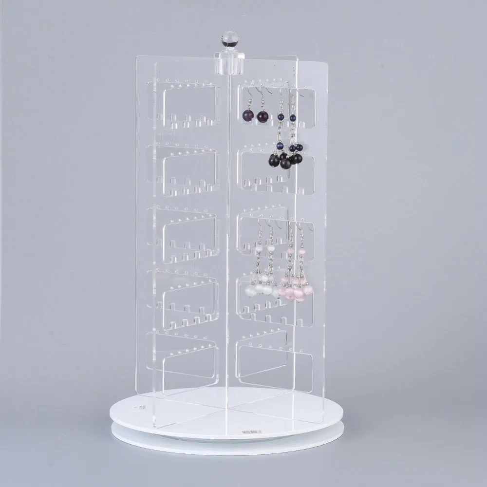Acrylic Rotating Earring Display Stand
