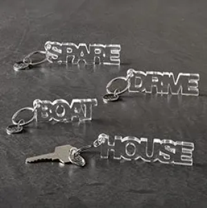 ACRYLIC WORD KEYCHAIN - SPARE