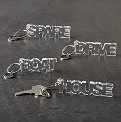 ACRYLIC WORD KEYCHAIN - SPARE