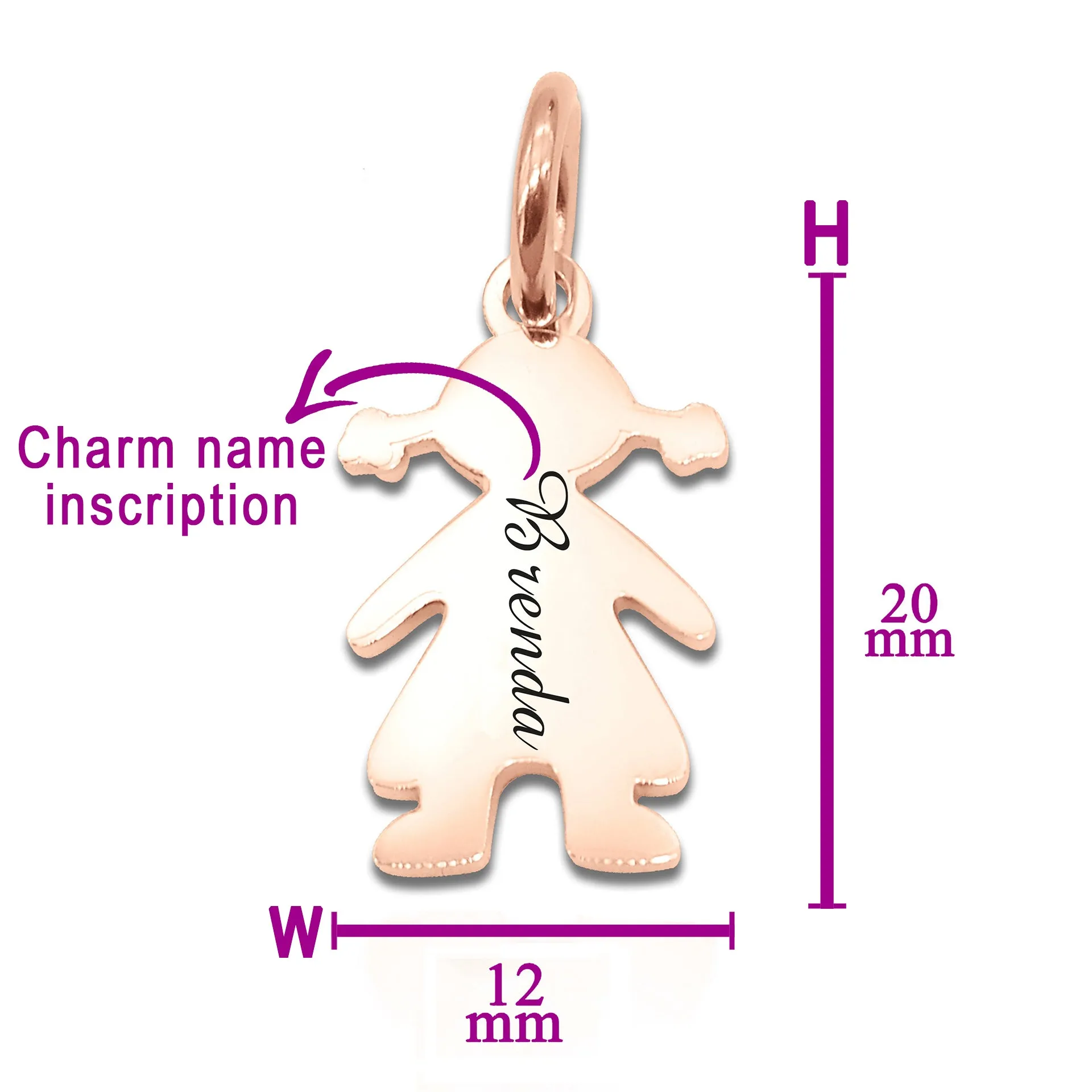 Additional Kids Charm Handwriting Font for Keyring