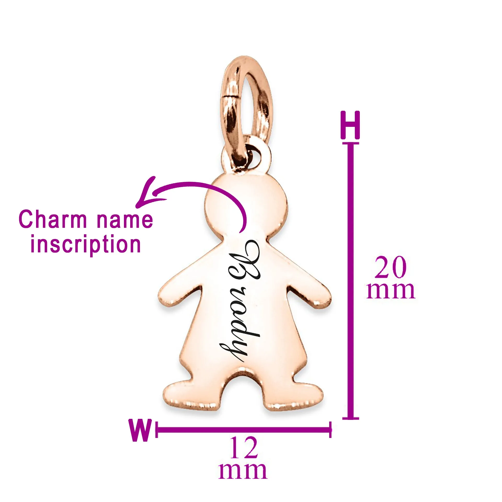 Additional Kids Charm Handwriting Font for Keyring