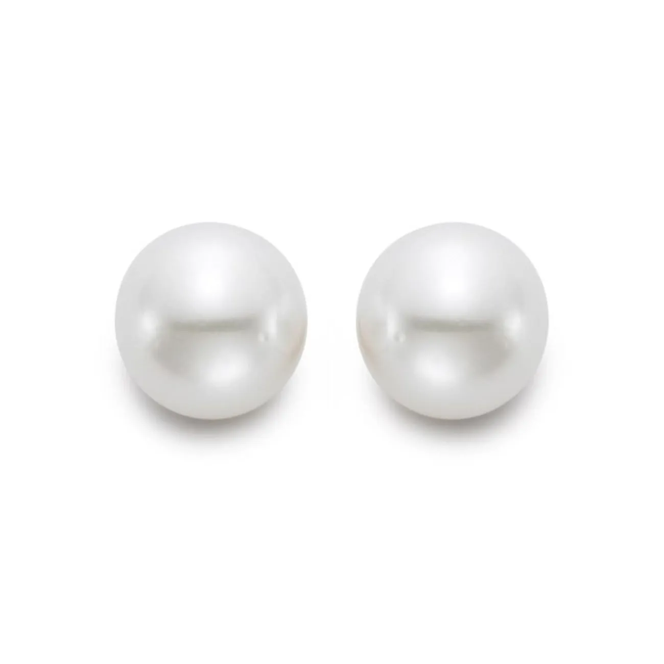 Akoya Pearl 14K Yellow Gold 7.5-8mm White A Stud Earrings