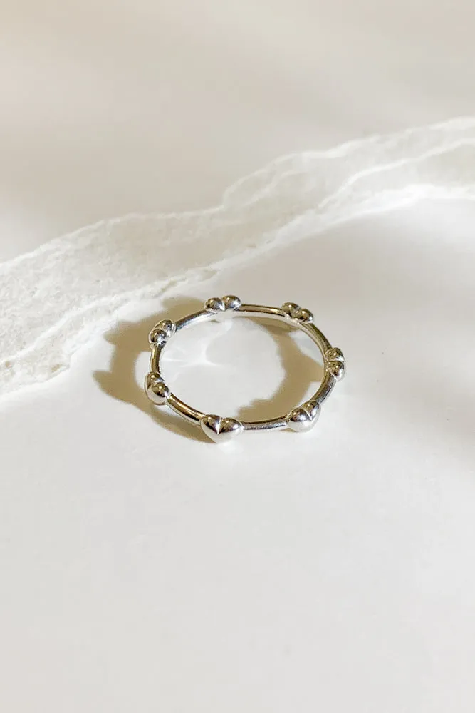 Amour Heart Ring (925 Silver)