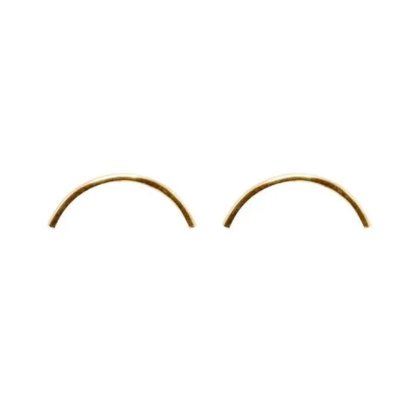 Arch Stud Gold Filled Earrings