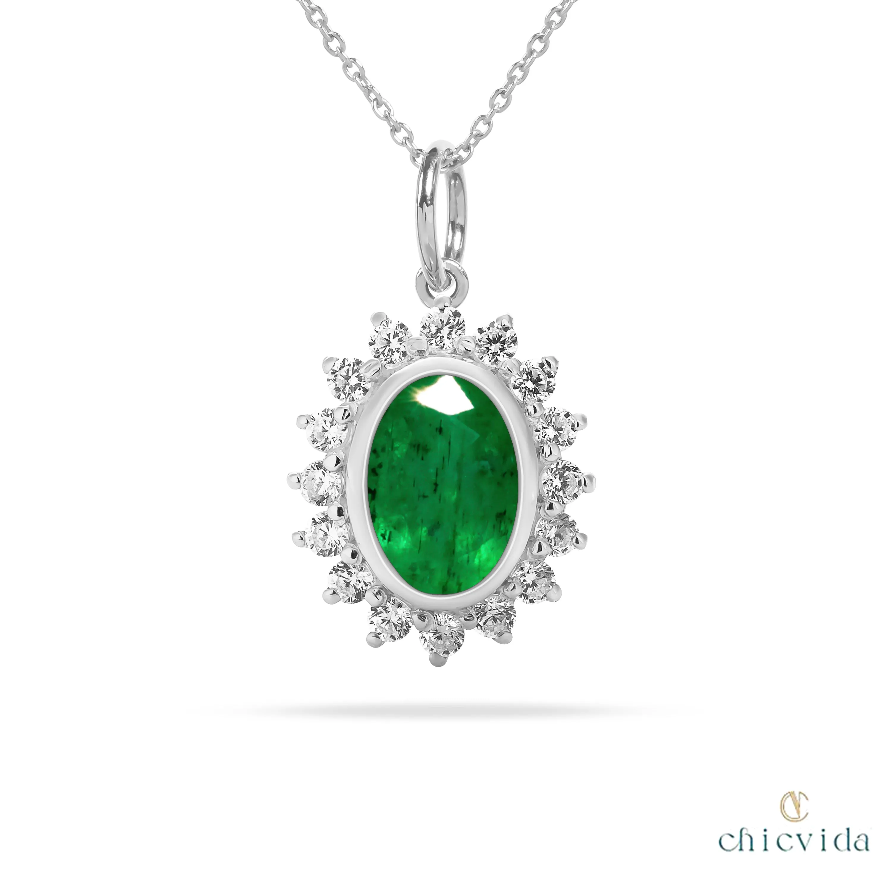 Aroma Emerald Pendant