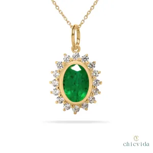 Aroma Emerald Pendant