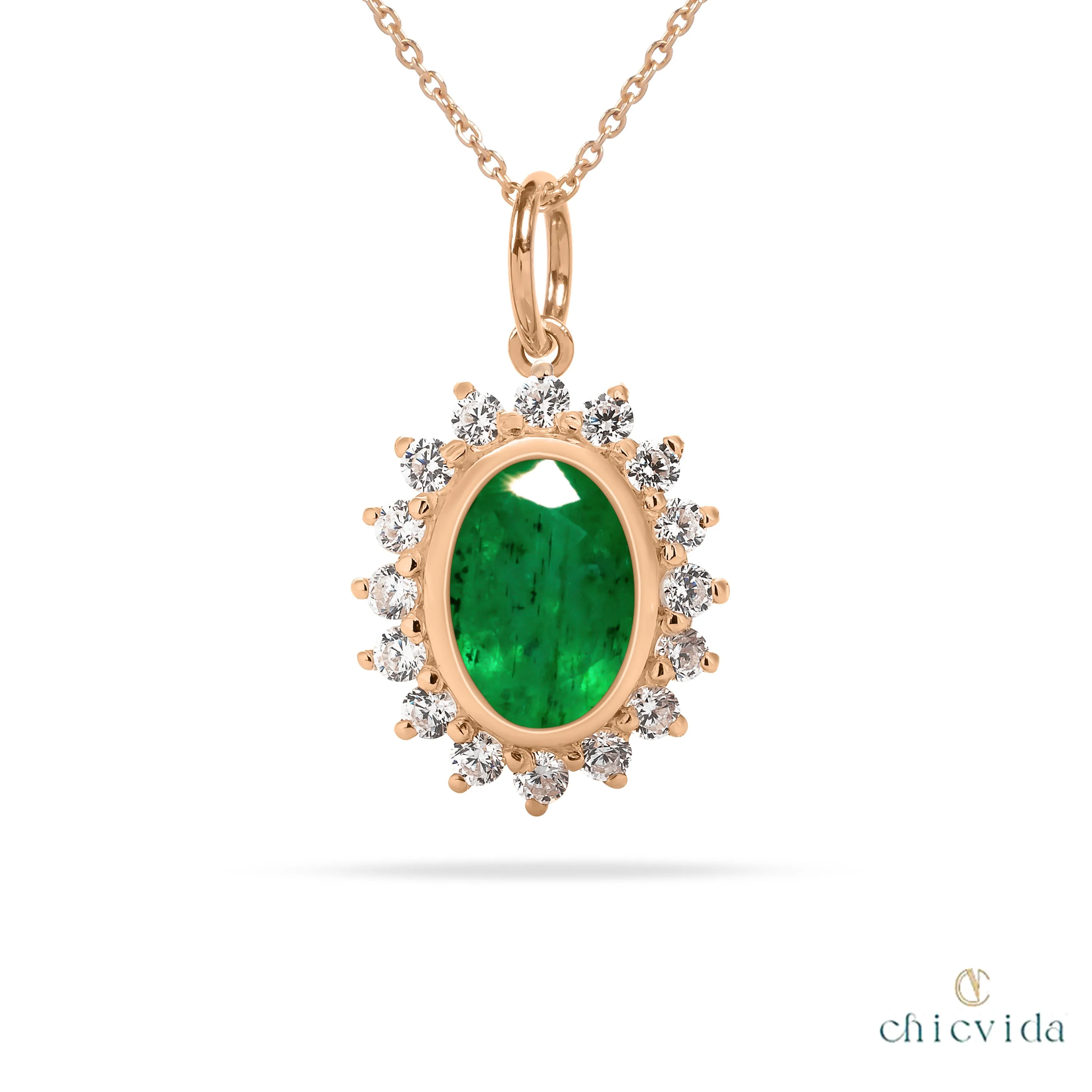 Aroma Emerald Pendant