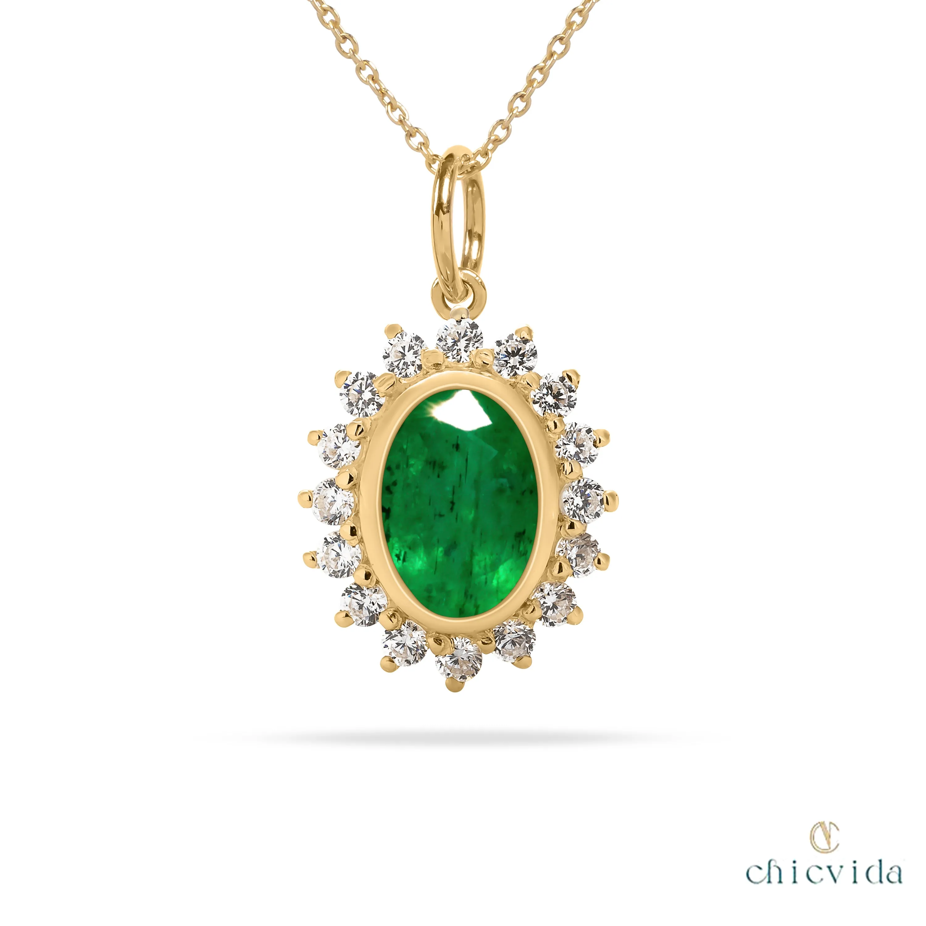 Aroma Emerald Pendant