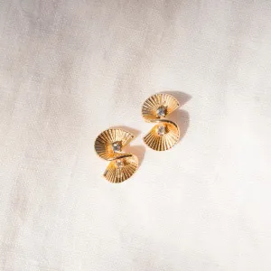 Art Deco Fan Studs