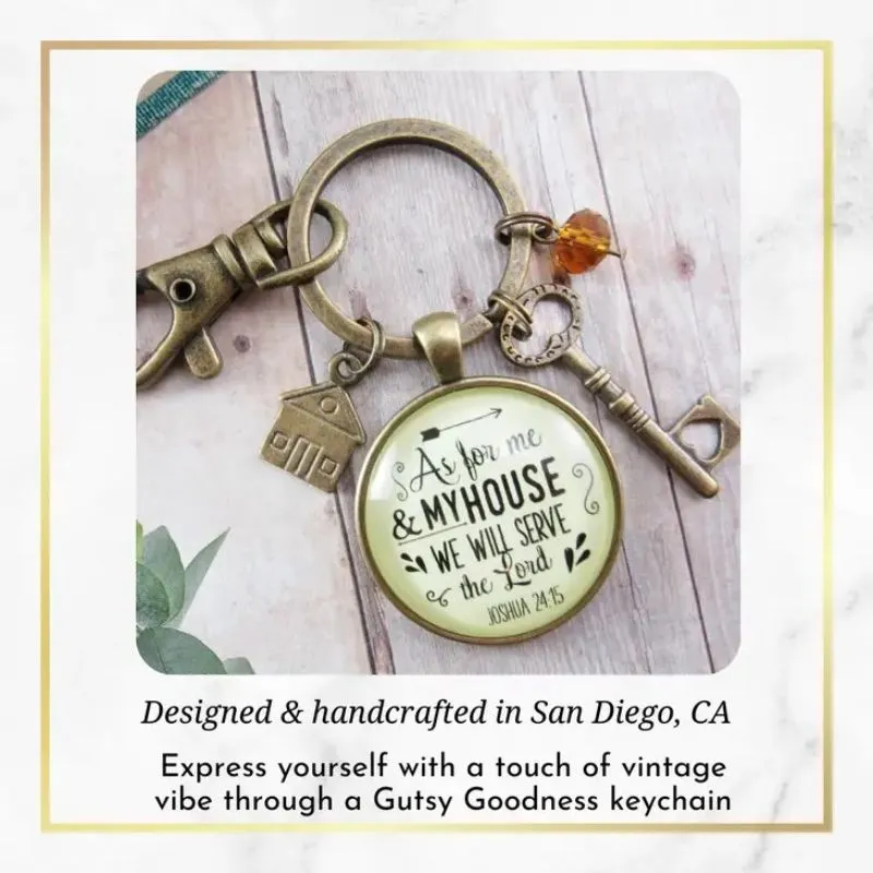As For Me & My House Keychain