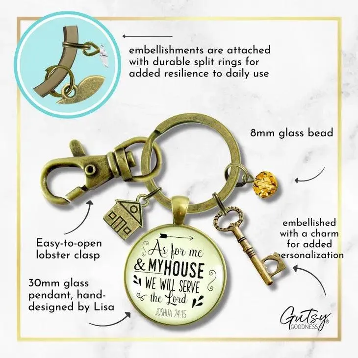 As For Me & My House Keychain