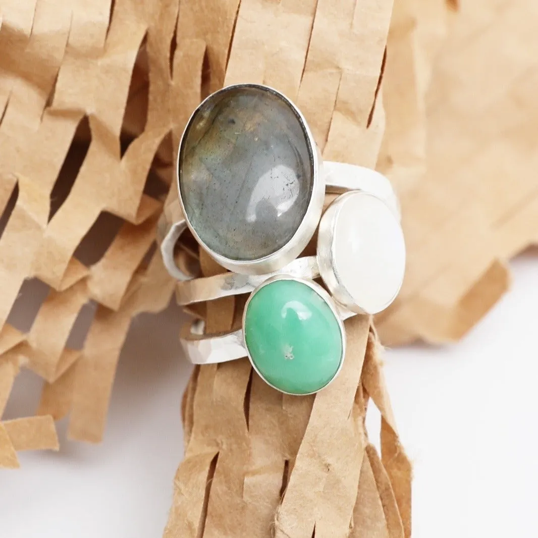 Ascendant Gemstone Stacking Ring