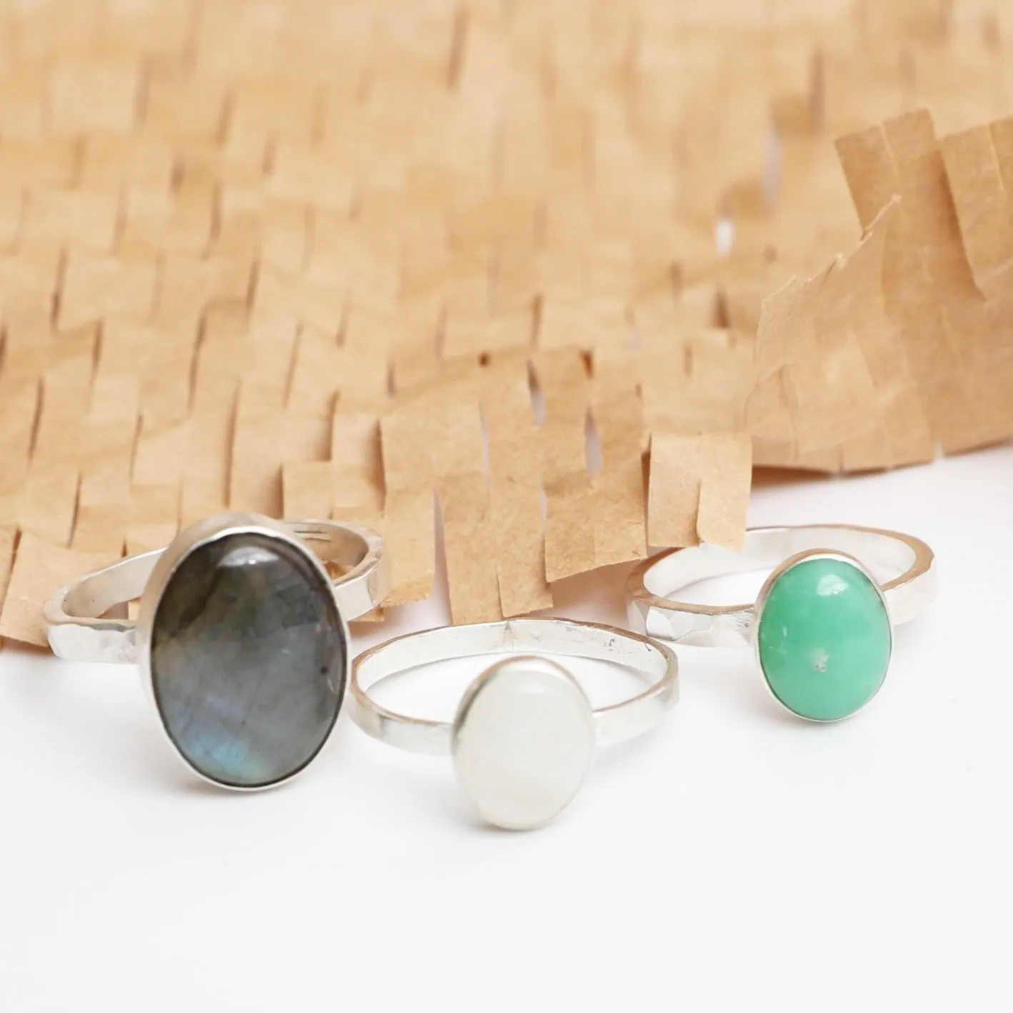 Ascendant Gemstone Stacking Ring