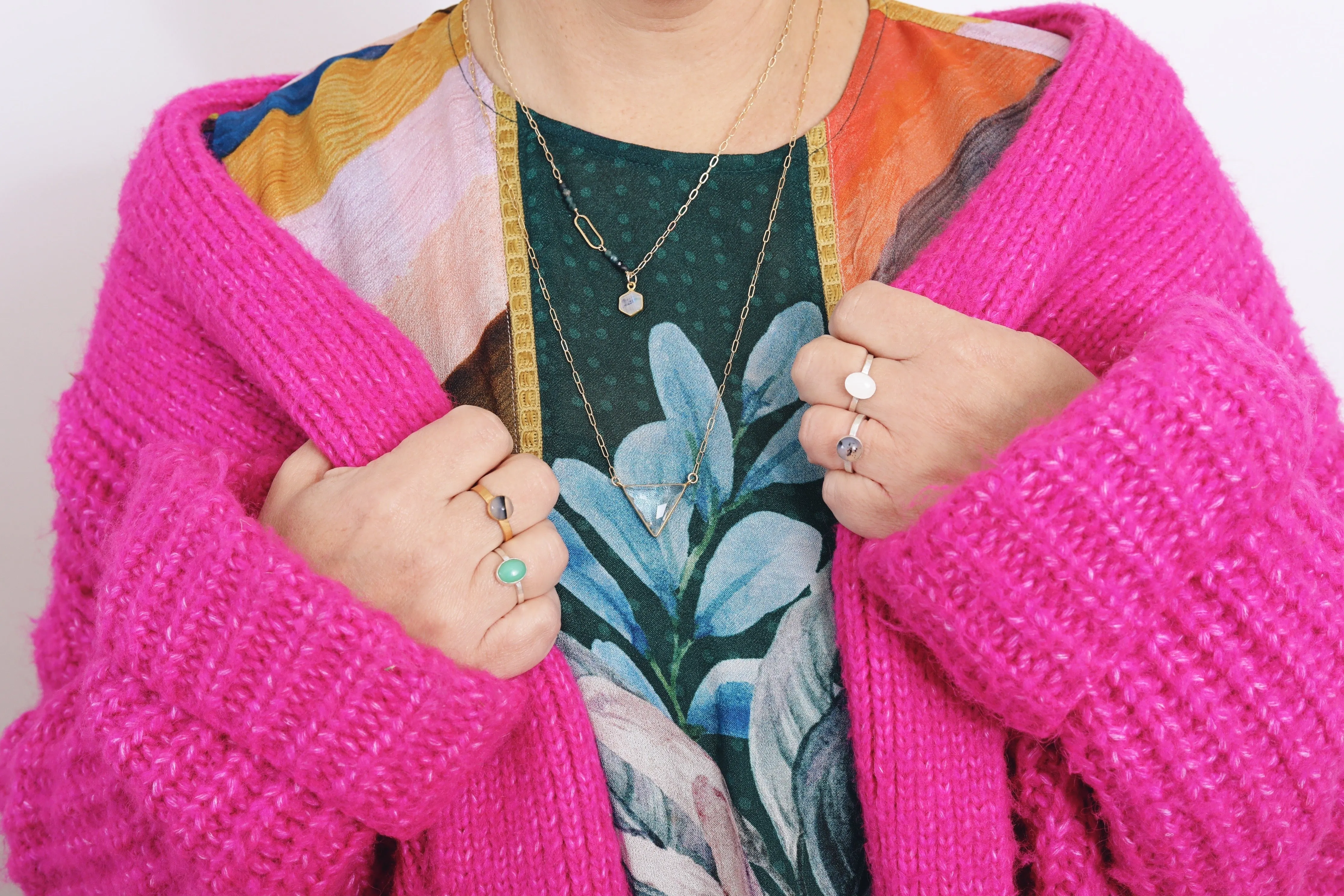 Ascendant Gemstone Stacking Ring
