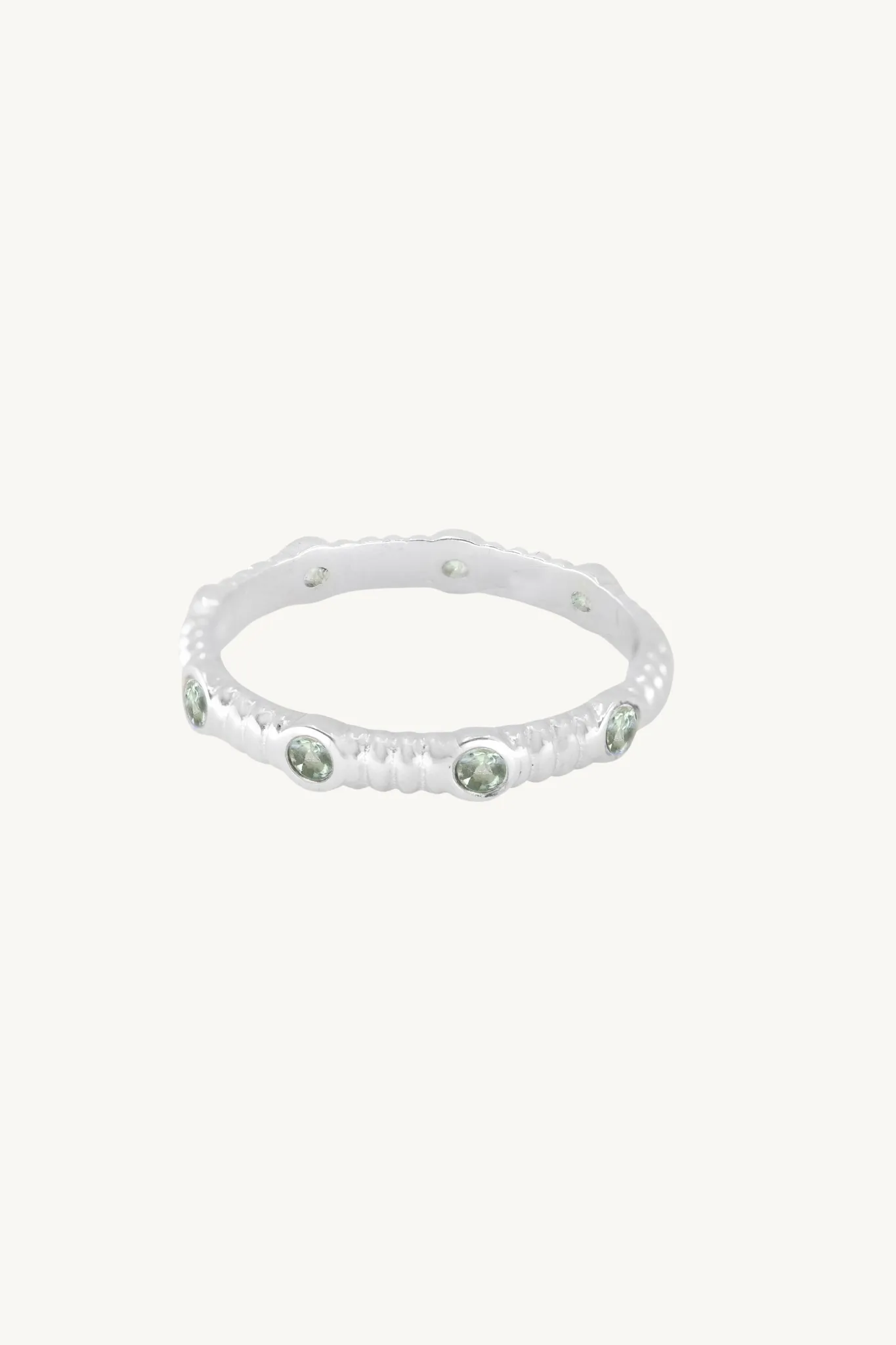 Asymmetric Apatite Silver Stacker