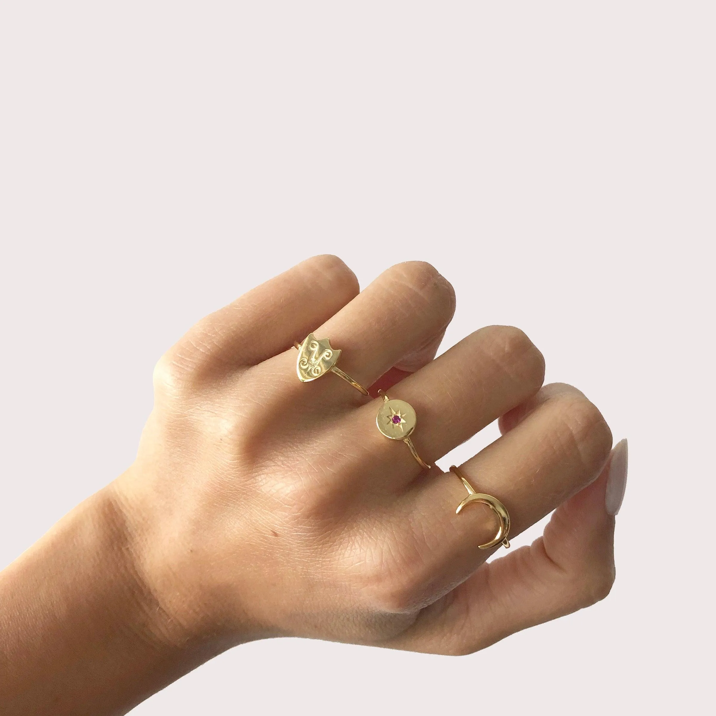 Baby Ring | Dainty14K Gold Vermeil & 925 Sterling Silver