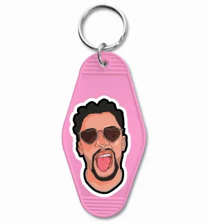 Bad Bunny Motel Keychain - CLEARANCE