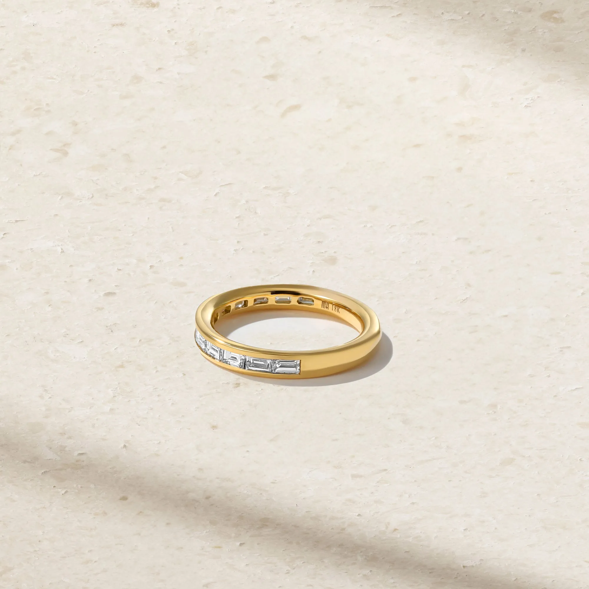 Baguette Diamond Thread Ring