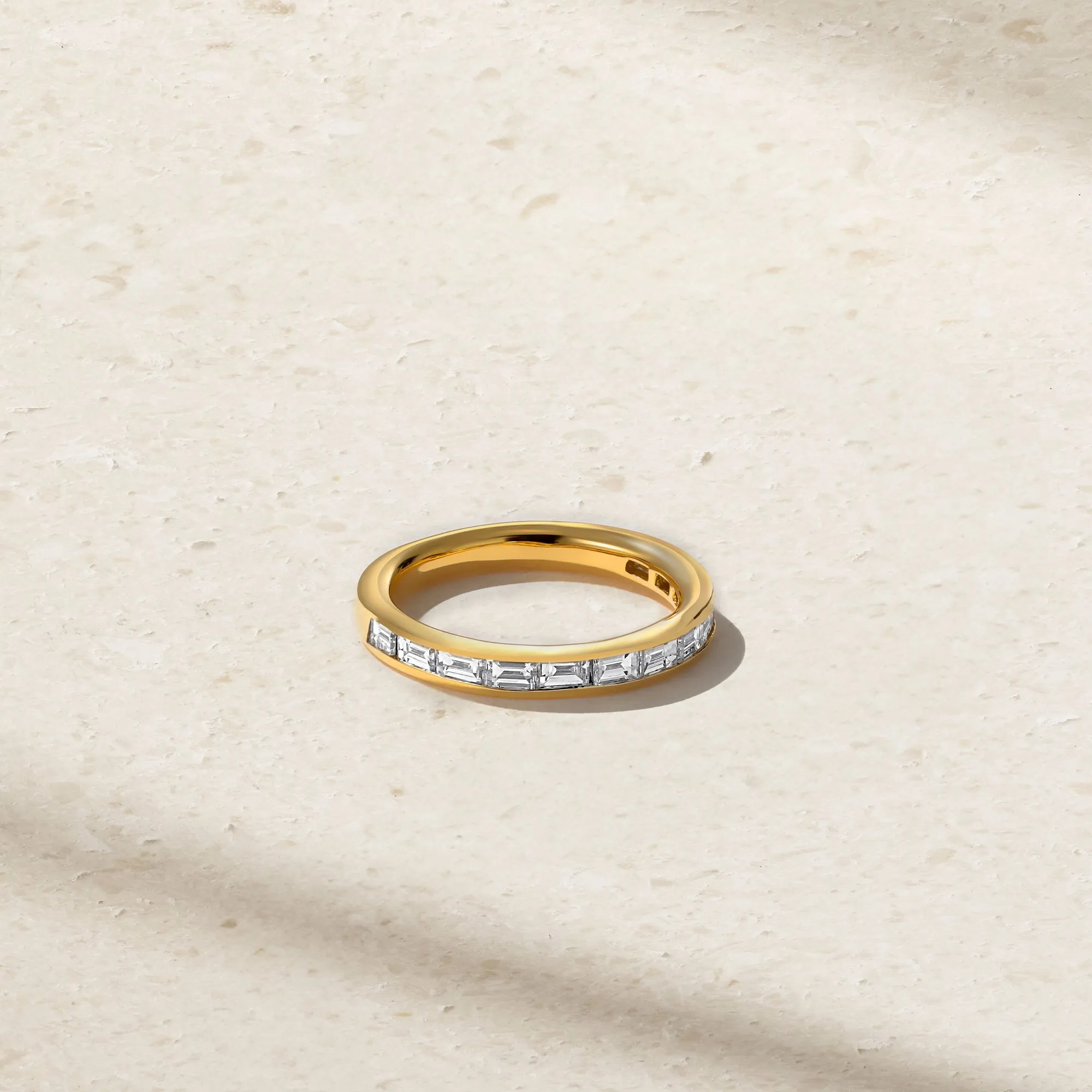 Baguette Diamond Thread Ring