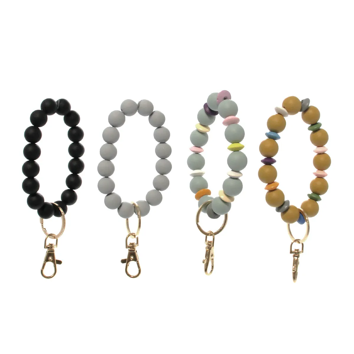 Beaded Key Ring, Multi Colors, Simply Noelle