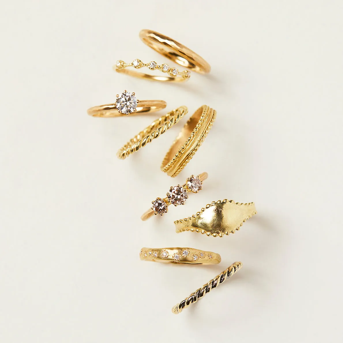 Beaded Signet Ring | R23001