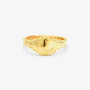 Beaded Signet Ring | R23001