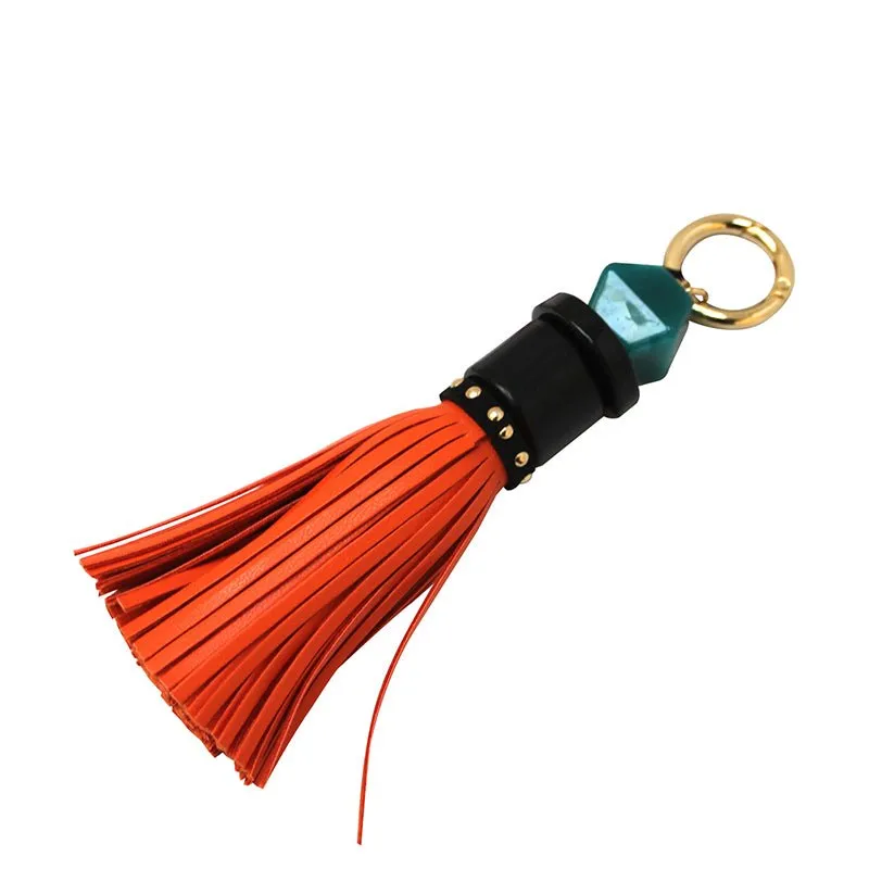 Beaded Tassel Keychain