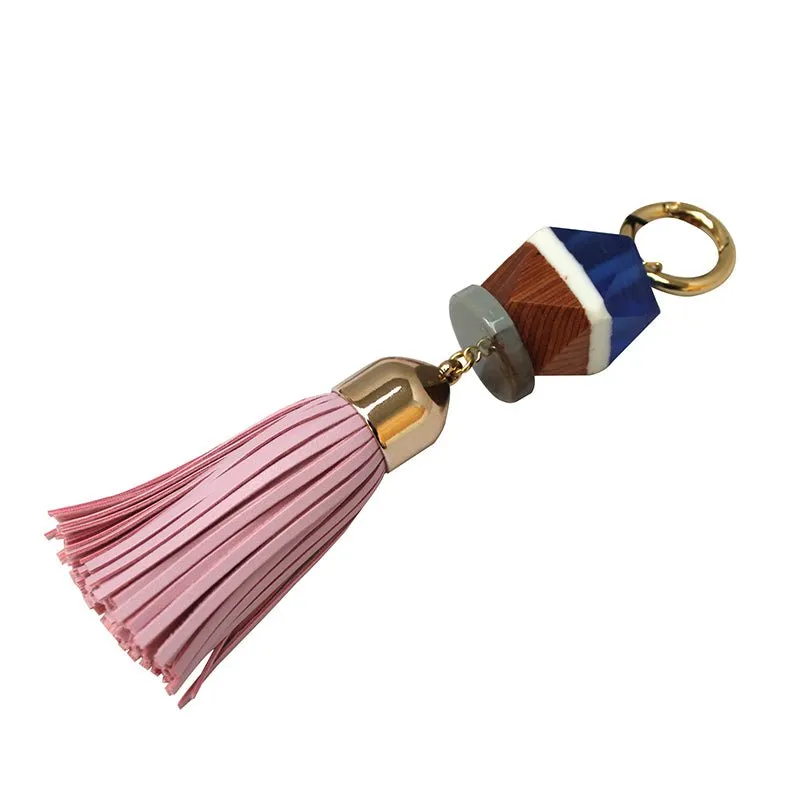 Beaded Tassel Keychain