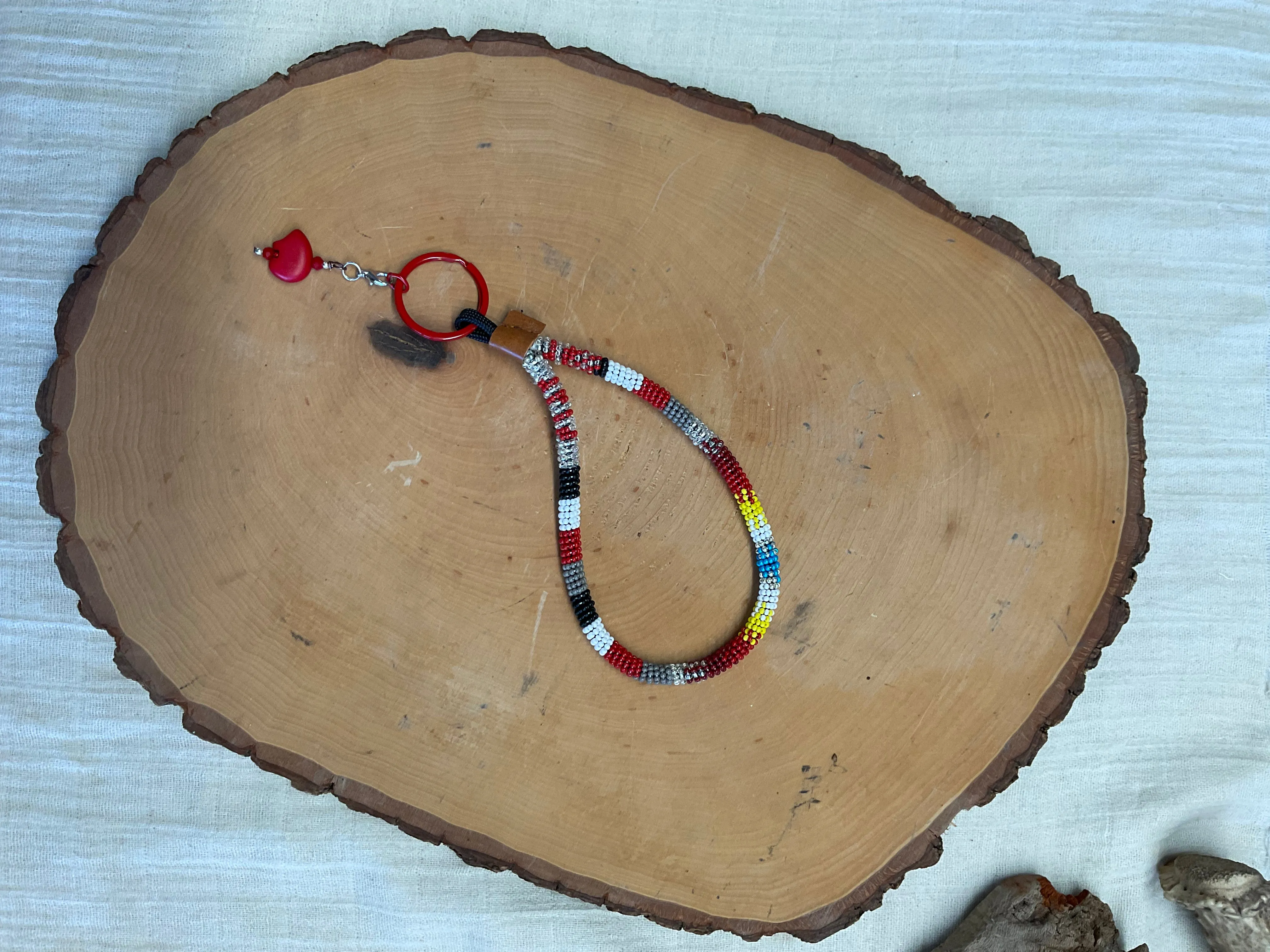 Beaded Wristlet Keychains
