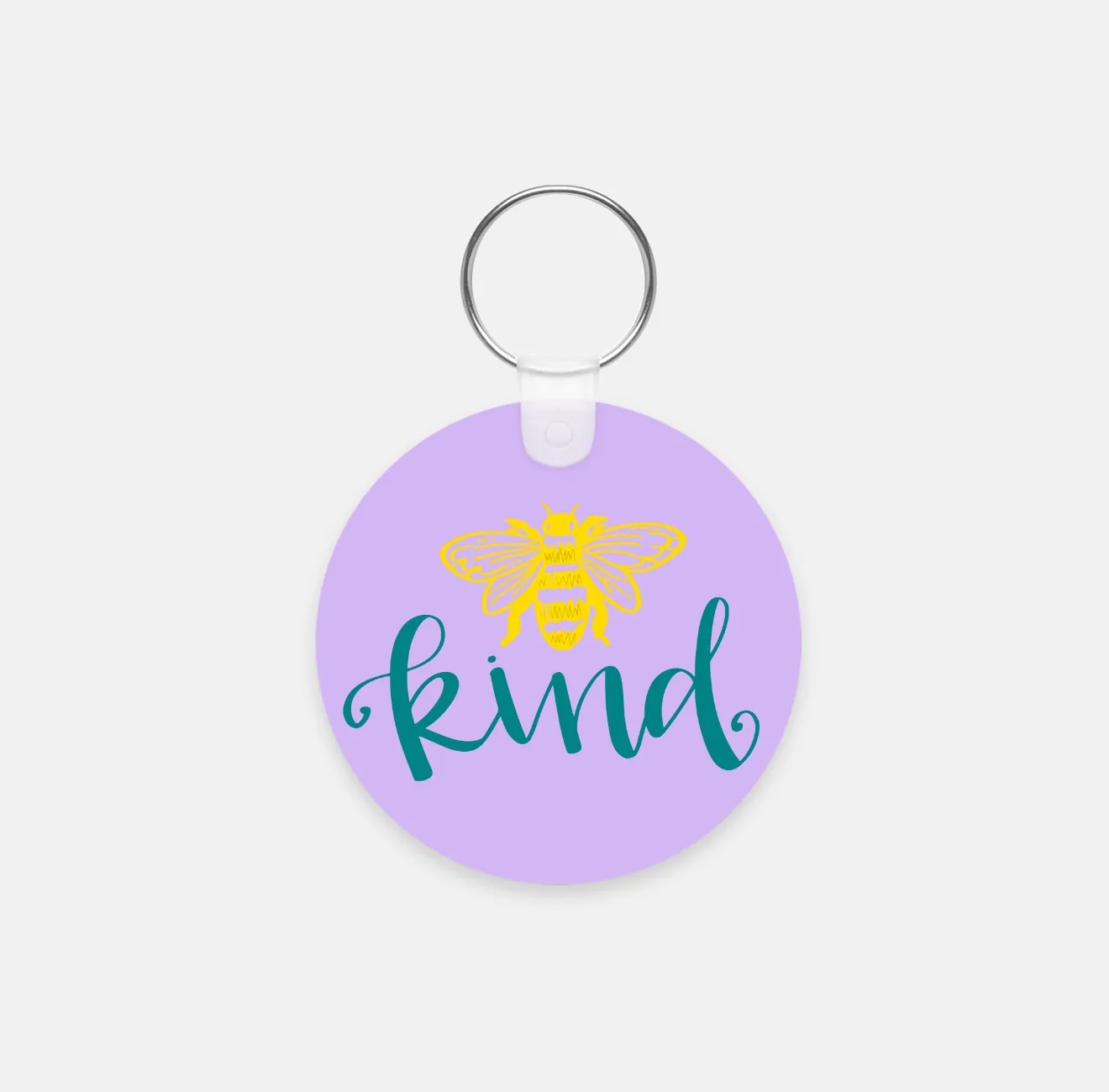 Bee Kind Acrylic Plastic Keychain