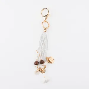 Belen Beaded Shell Key Chain