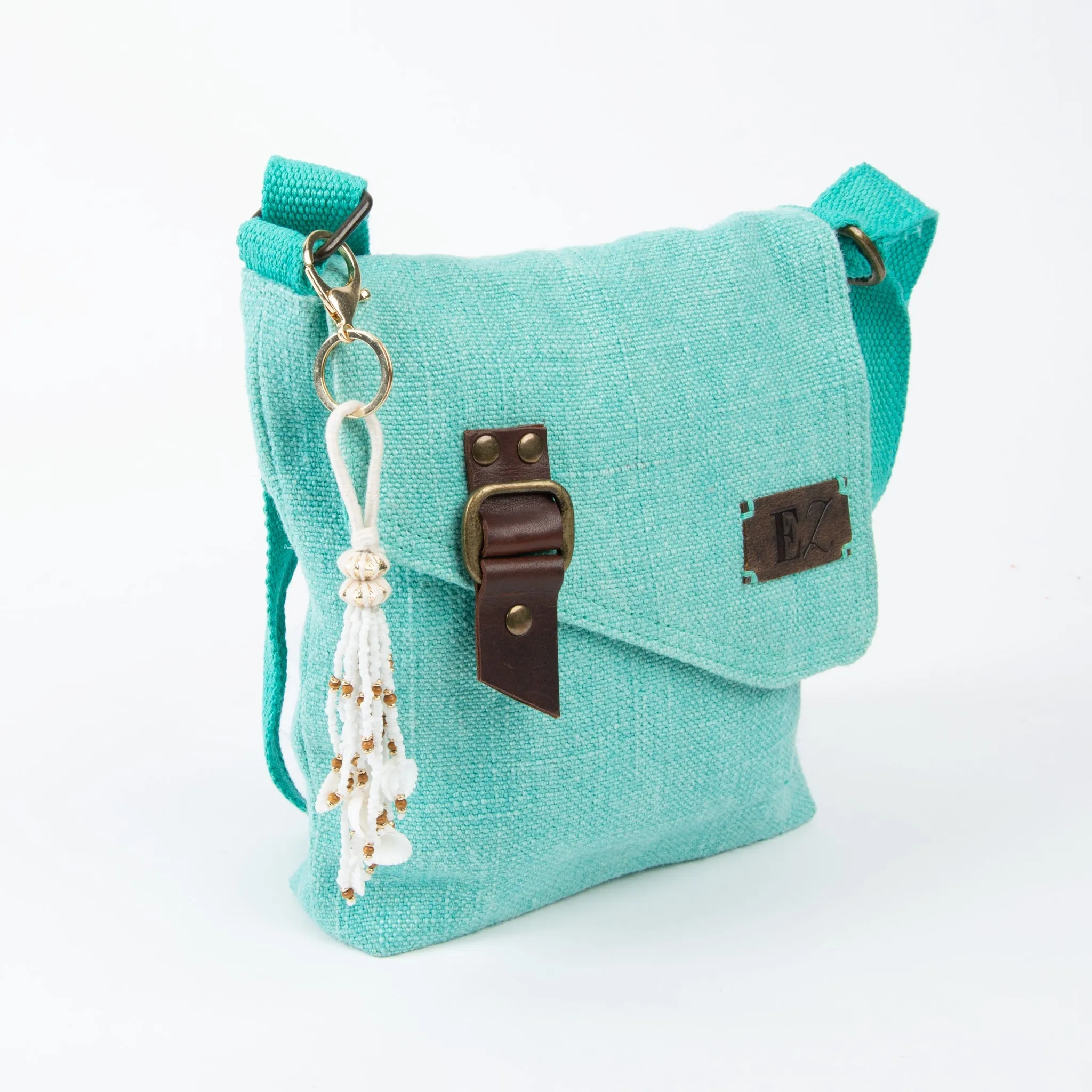 Belen Beaded Shell Key Chain