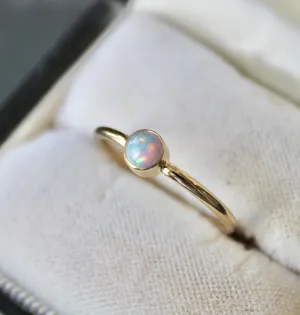 Bello Opal Stacking Ring - 14k Gold Filled