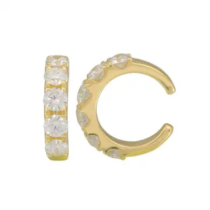 BIG BLING DIAMOND EAR CUFF