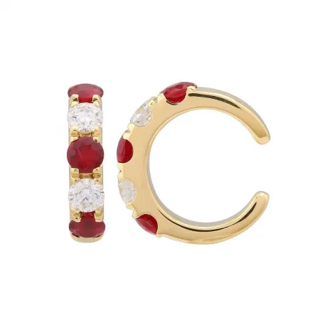 BIG BLING DIAMOND EAR CUFF