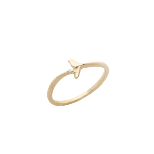 Birthstone Whale Tail Ring RJUS4018