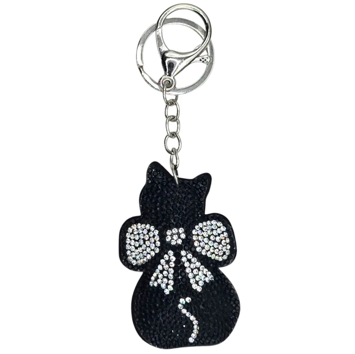 Bling Pets & Creatures Bag Charm with Keychain, Fasion Accessory for Keys, Purse, Backpack