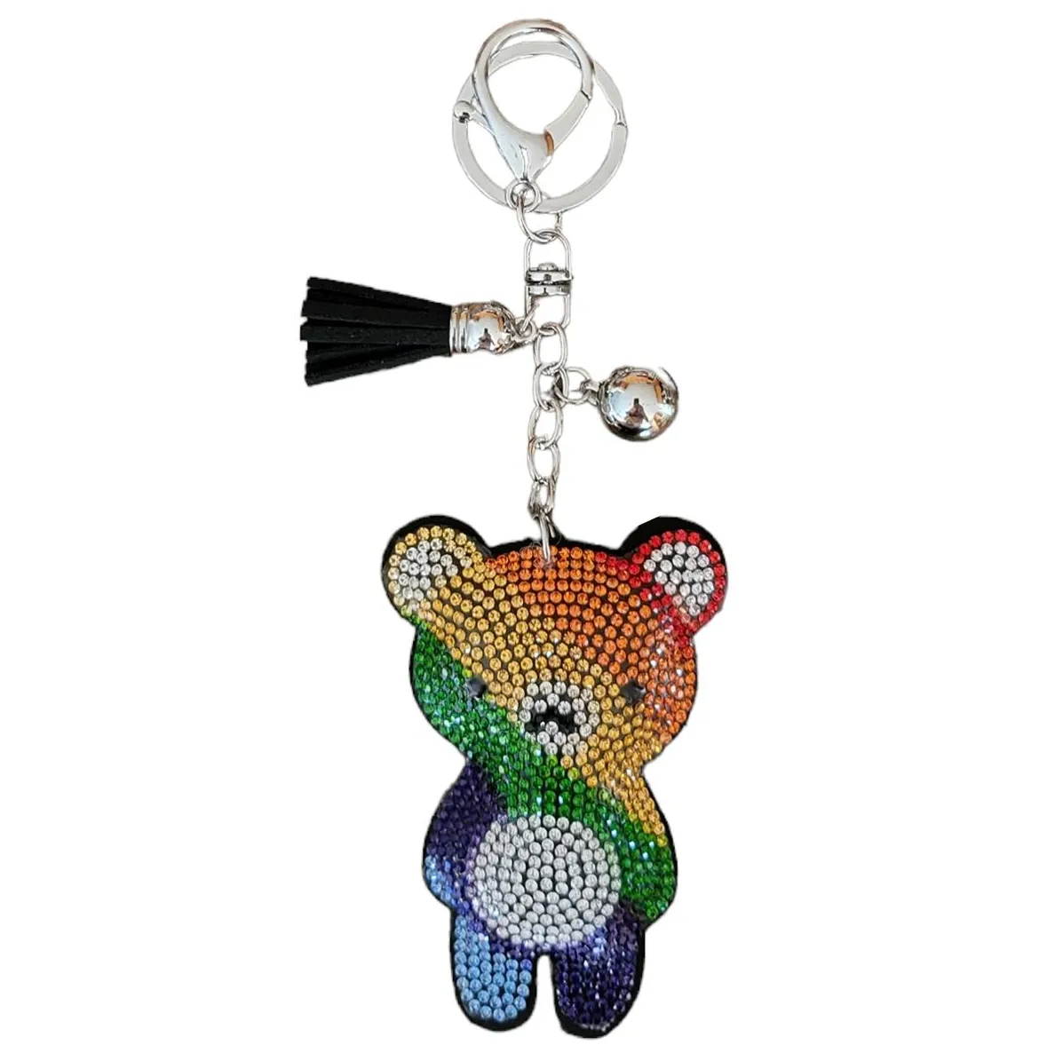 Bling Pets & Creatures Bag Charm with Keychain, Fasion Accessory for Keys, Purse, Backpack