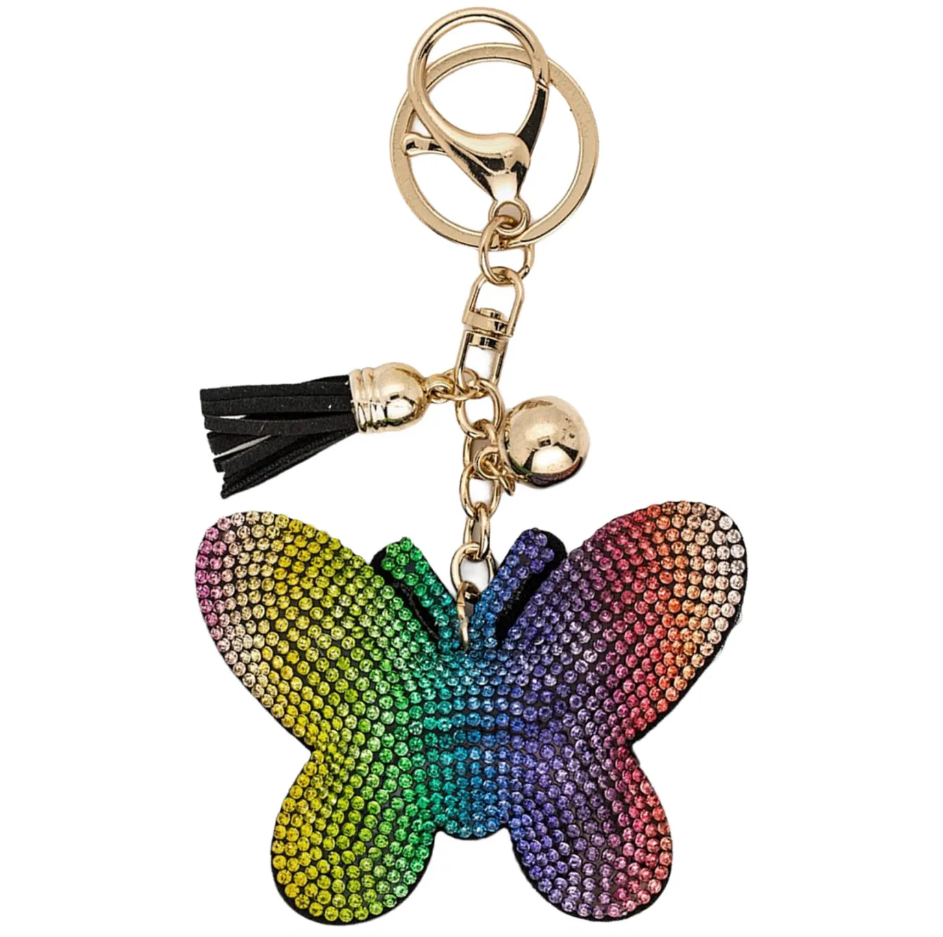 Bling Pets & Creatures Bag Charm with Keychain, Fasion Accessory for Keys, Purse, Backpack