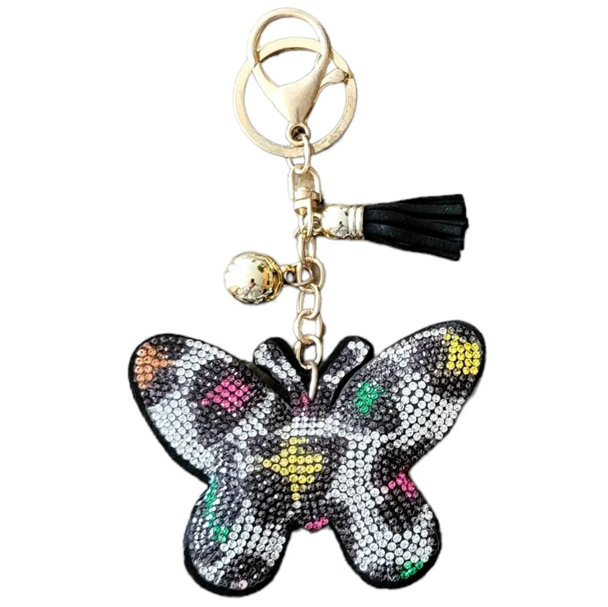 Bling Pets & Creatures Bag Charm with Keychain, Fasion Accessory for Keys, Purse, Backpack