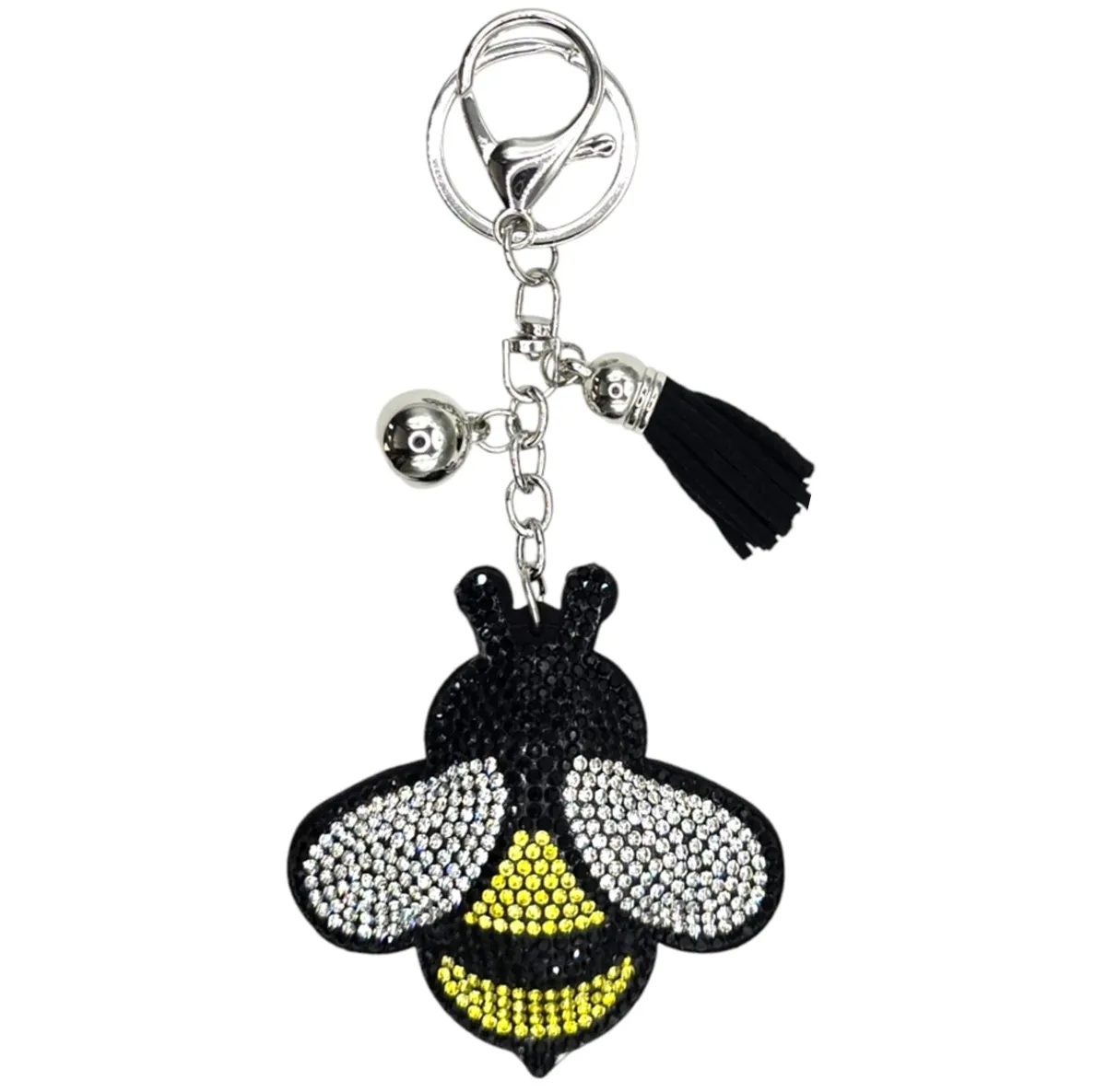 Bling Pets & Creatures Bag Charm with Keychain, Fasion Accessory for Keys, Purse, Backpack