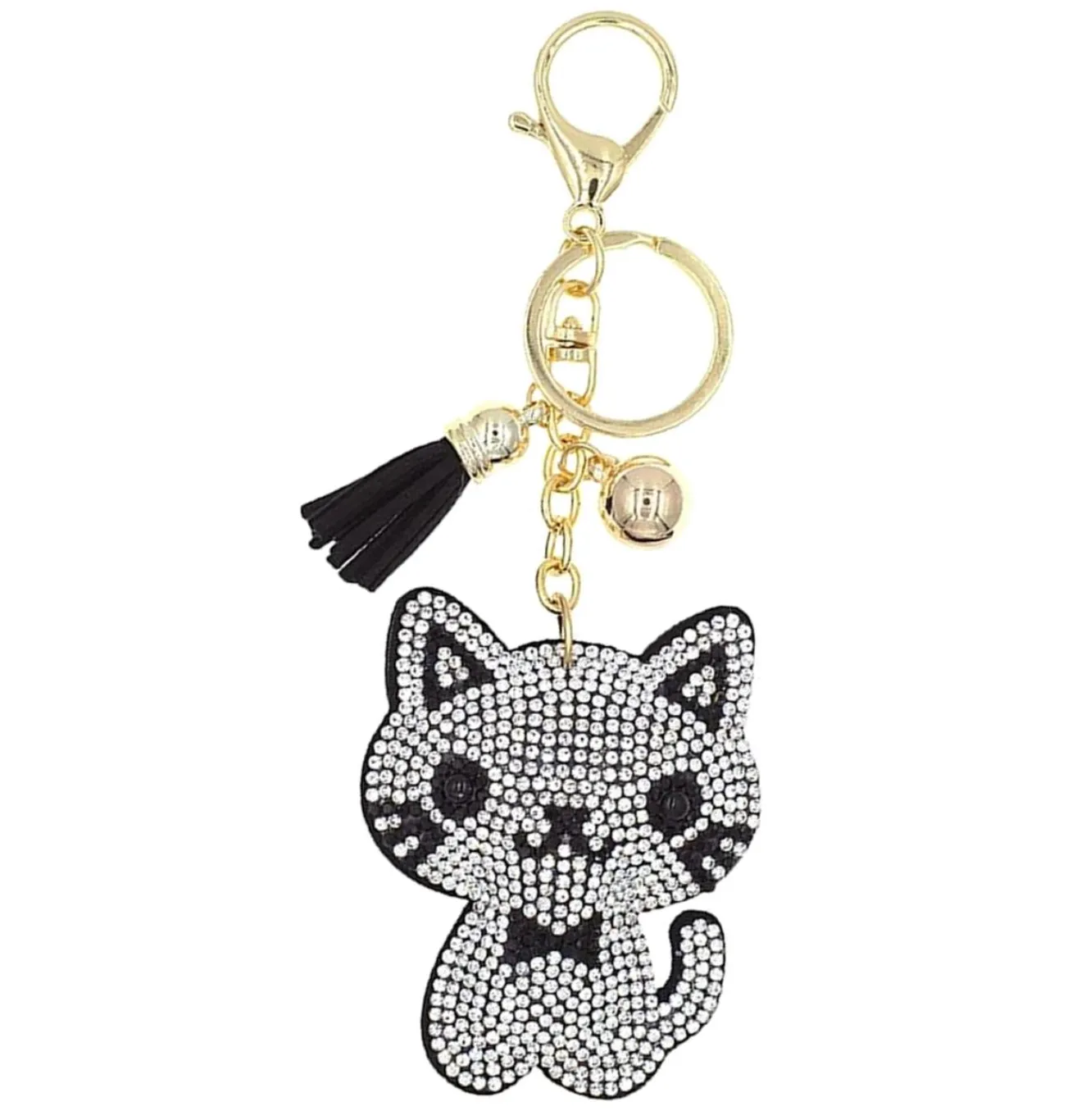 Bling Pets & Creatures Bag Charm with Keychain, Fasion Accessory for Keys, Purse, Backpack