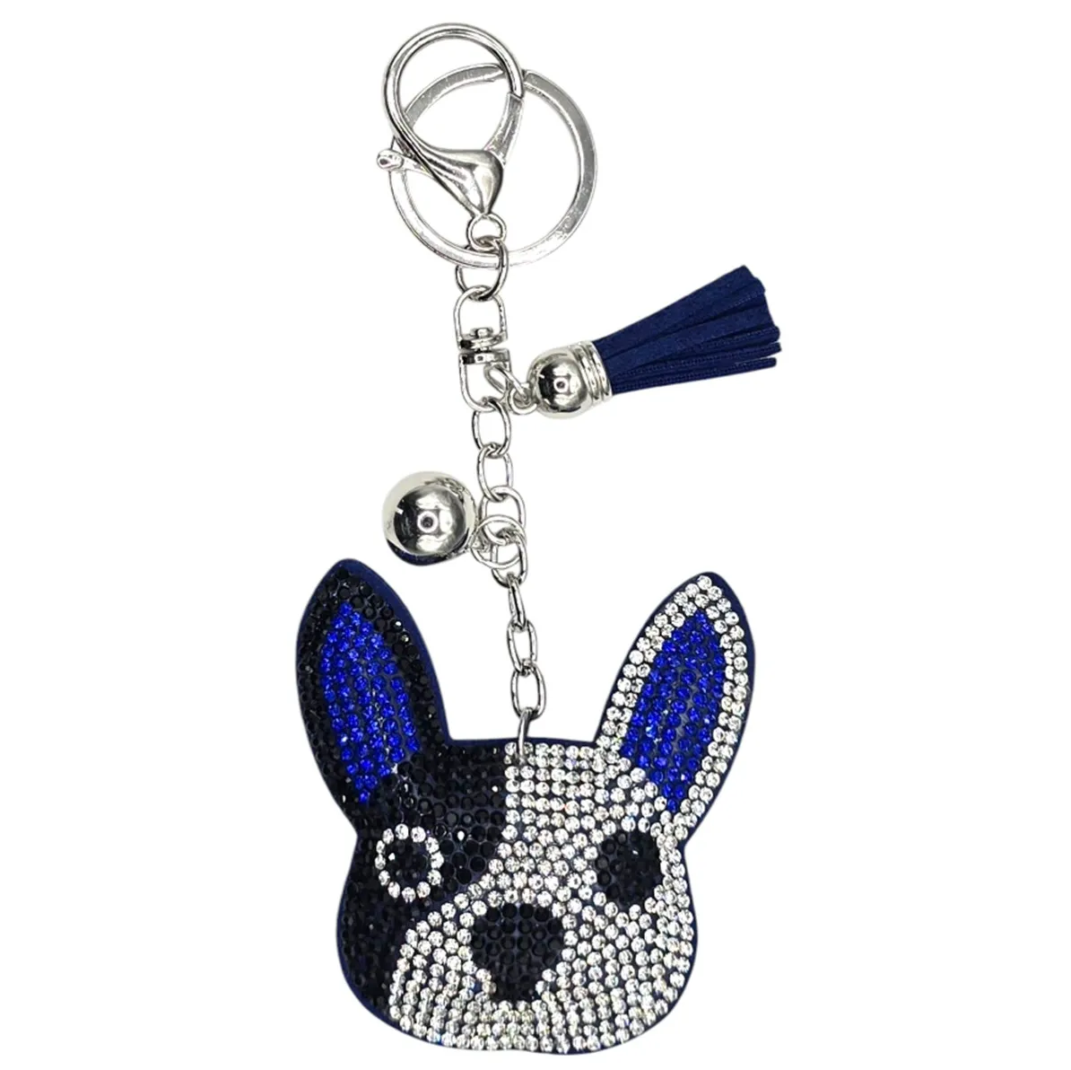 Bling Pets & Creatures Bag Charm with Keychain, Fasion Accessory for Keys, Purse, Backpack