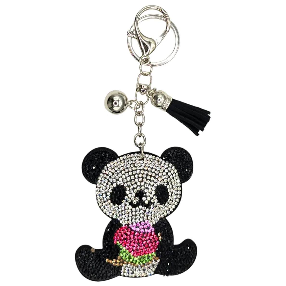 Bling Pets & Creatures Bag Charm with Keychain, Fasion Accessory for Keys, Purse, Backpack
