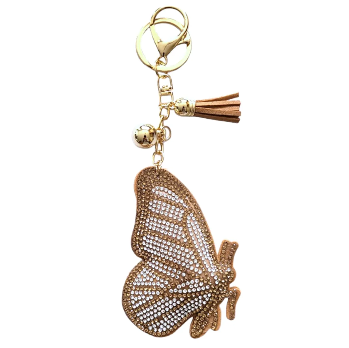 Bling Pets & Creatures Bag Charm with Keychain, Fasion Accessory for Keys, Purse, Backpack