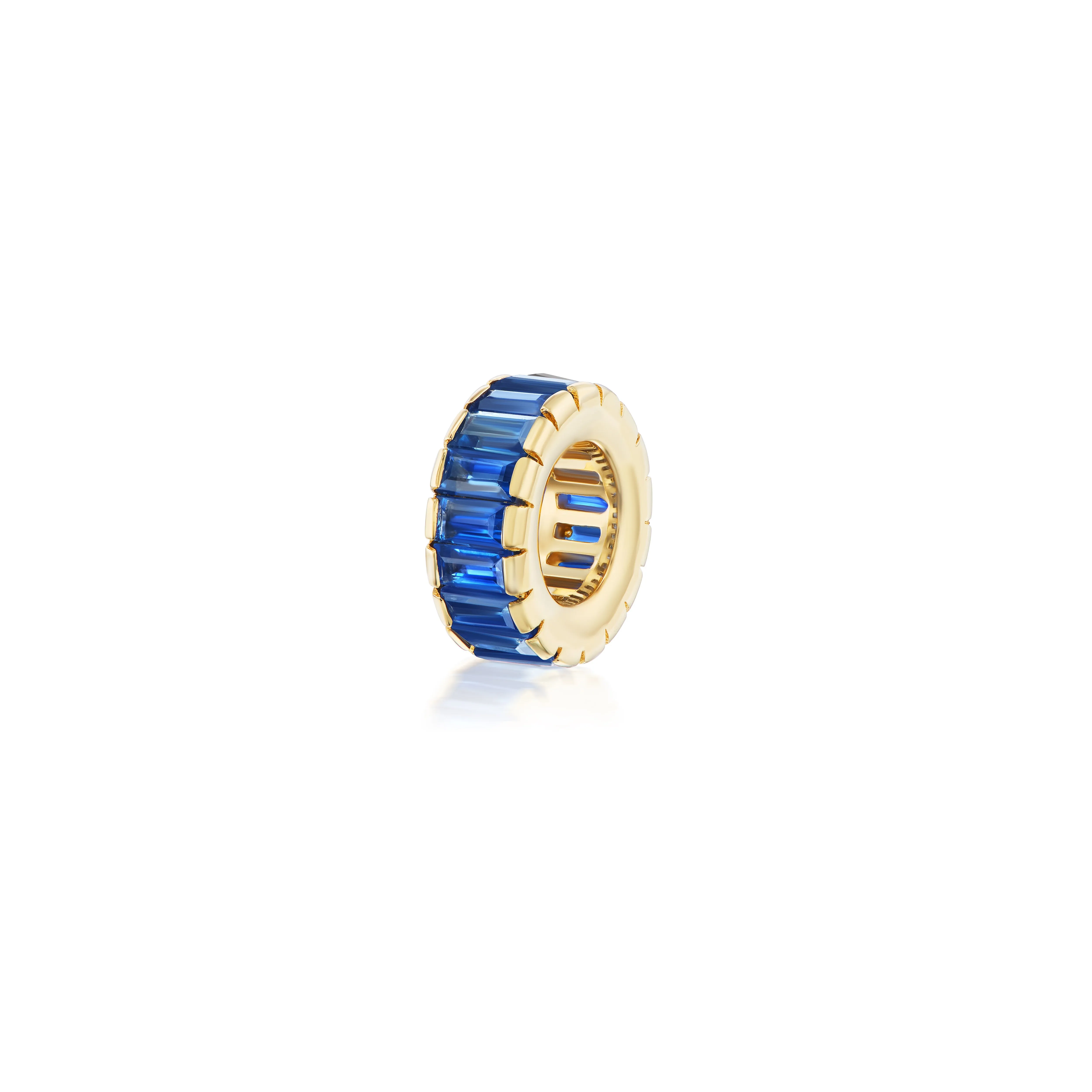 Blue Sapphire Rondelle Bead